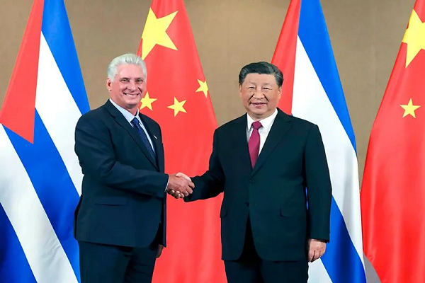 Xi Jinping Se Reúne con Presidente de Cuba Miguel Díaz-Canel Bermúdez